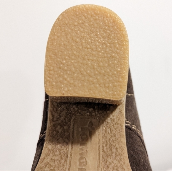 Tamaris olive green suede booties size 38 - Picture 9 of 12